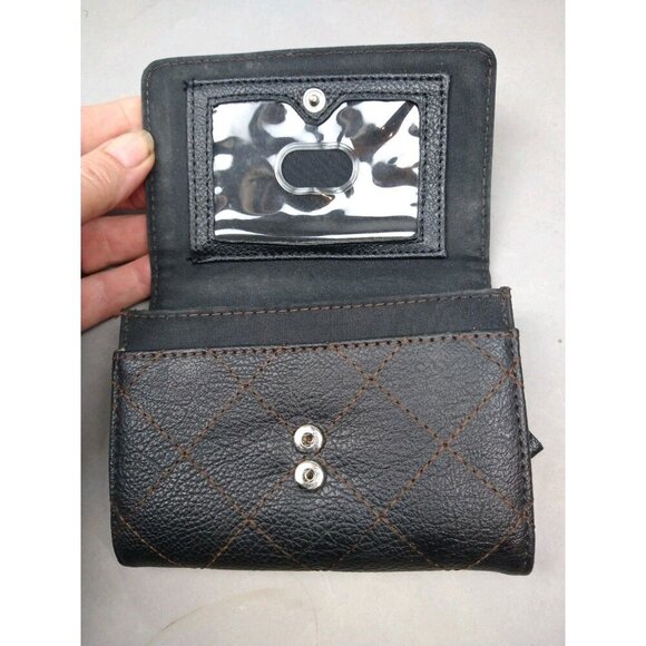 Relic Leather Wallet Brown Zip Pocket Coin Purse Card Slots Bi-Fold Wallet - Picture 10 of 12